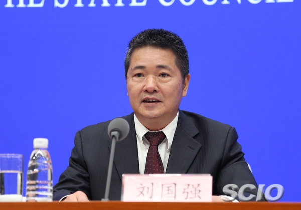人民银行副行长刘国强(张馨 摄)