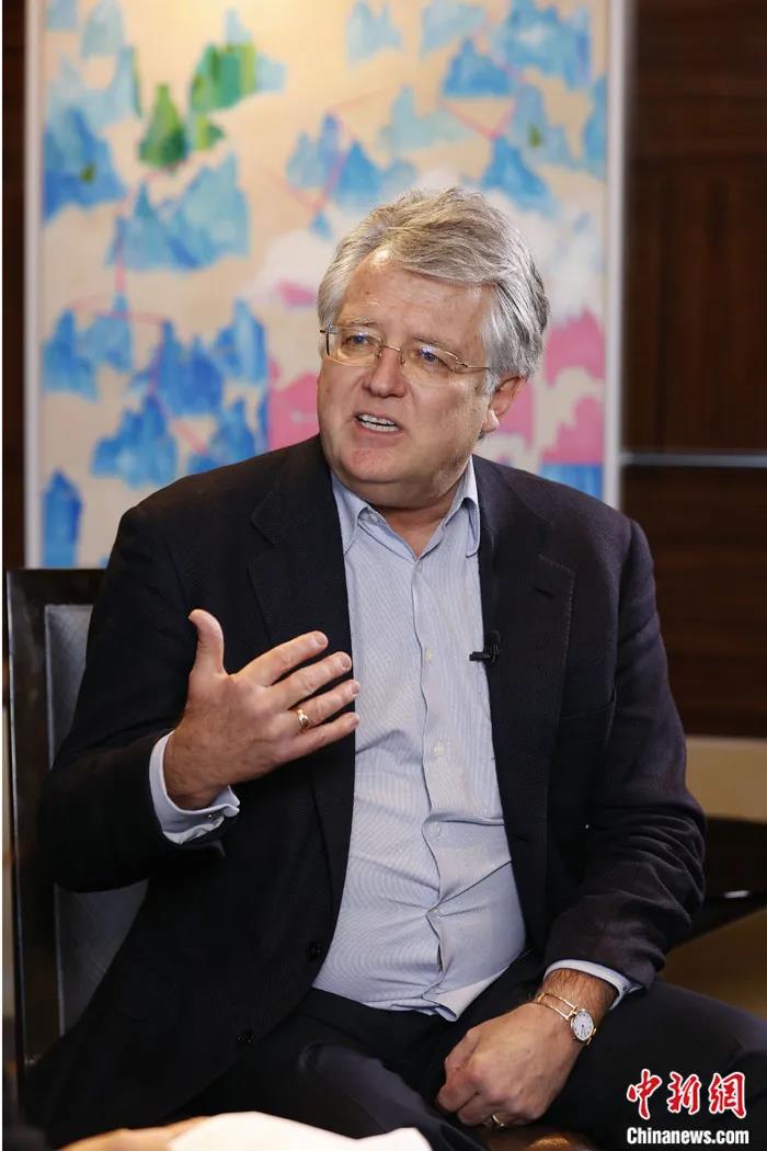 中国欧盟商会主席伍德克(Joerg Wuttke)接受<a target='_blank' data-cke-saved-href='http://www.chinanews.com/' href='http://www.chinanews.com/'>中新社</a>“中国焦点面对面”专访。<a target='_blank' data-cke-saved-href='http://www.chinanews.com/' href='http://www.chinanews.com/'>中新社</a>记者 韩海丹 摄